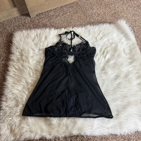 Ann Summers Bonnie Cami Suspenders Black Size Medium - 12 / 14 - Picture 10 of 16